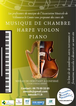 Flyer cours Cordes Musique chambre